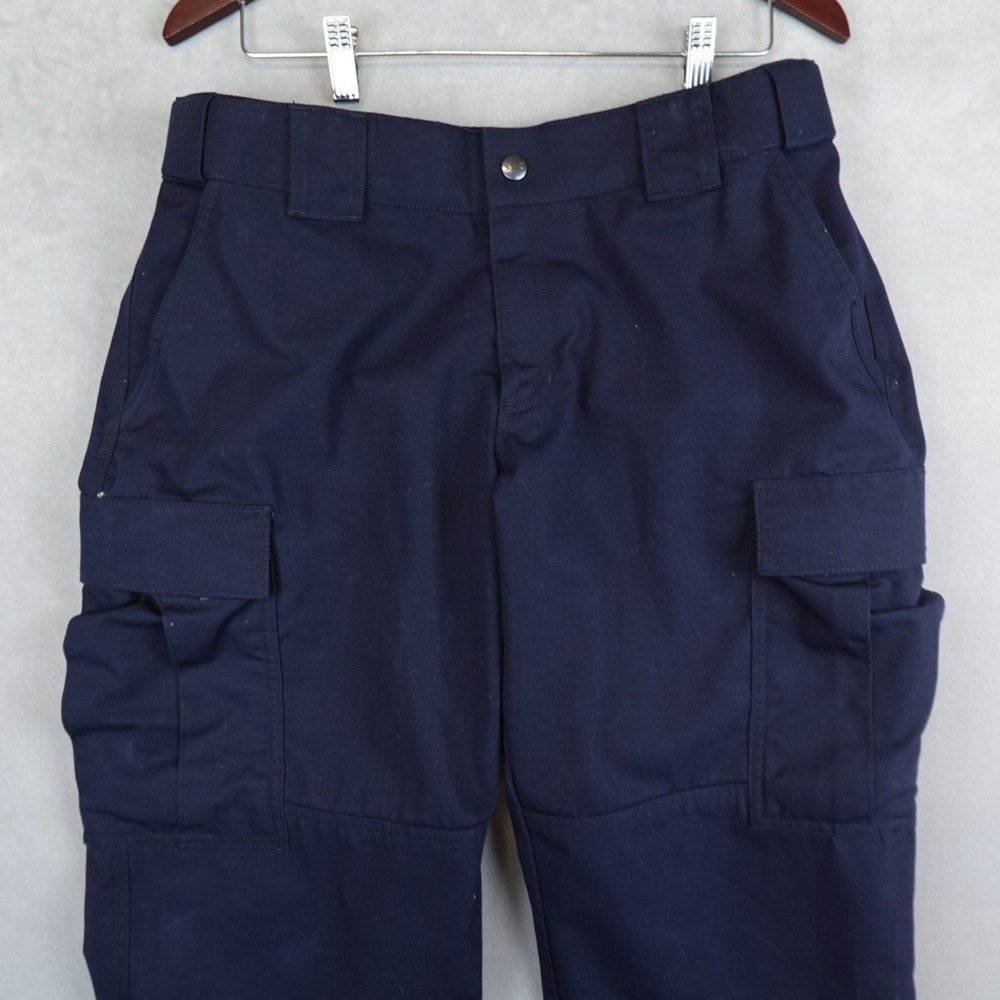 5.11 Tactical Pants TDU Womens Cargo Utility Navy Blue Size 12 Ripstop - Picture 2 of 11